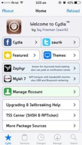 Cydia jailbreak 