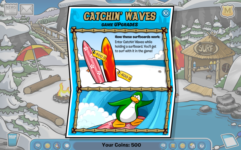 Club Penguin - Catchin Waves