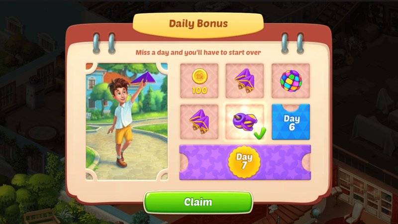 Homescapes MOD APK - Daily Bonus