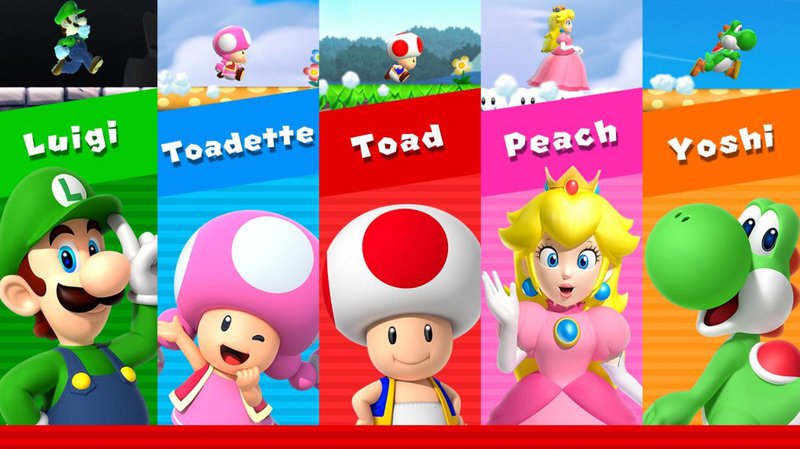 Super Mario Run - Characters